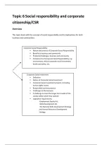 Class notes&colon; Business Studies 