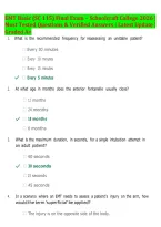 EMT Basic Final Exam Practice Test 2026 &vert; 173 Most Tested Questions & Verified Answers &vert; Latest Update &vert; Graded A&plus;