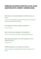 Enriched Air Nitrox Expected Actual Exam Questions With Correct Answers &lpar;2026&rpar;&period;Pdf&NewLine;&NewLine;