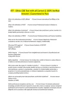 ATT - Ethics CBE Test with all Correct & 100&percnt; Verified Answers &vert;Guaranteed to Pass