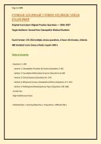 COMSAE 115 &lpar;Phase 1 Form 115&rpar; Complete Q-Bank with Answers & High-Yield Review - 2026-2027