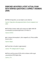 Enriched Air Nitrox Latest Actual Exam With Verified Questions & Correct Answers &lpar;2026&rpar;&period;Pdf&NewLine;&NewLine;