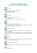 Psc 161 Mt 2 Updated Actual&NewLine;Questions And Correct Answers