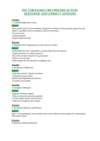 Psc 274H Exam 2 Uri Updated Actual&NewLine;Questions And Correct Answers
