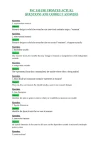 Psc 310 Uri Updated Actual&NewLine;Questions And Correct Answers