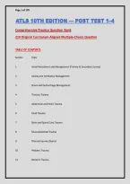 ATLS 10th Edition Post-Test - 210 MCQ Question Bank with Detailed Rationales & Exam Tips&NewLine;&NewLine;