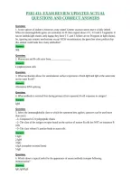 Psio 431&colon; Exam Review Updated Actual&NewLine;Questions And Correct Answers