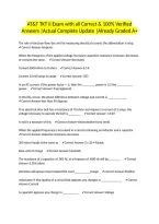 AT&T TKT II Exam with all Correct & 100&percnt; Verified Answers &vert;Actual Complete Update &vert;Already Graded A&plus;