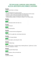 Psy 301 Exam 1 Saponjic Sdsu Updated&NewLine;Actual Questions And Correct Answers