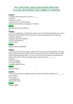 Psy 339 Exam 2 Quiz Questions Updated&NewLine;Actual Questions And Correct Answers