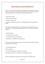 Nr511 Final Exam Guaranteed Pass &excl;&excl;