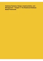 Database Systems &ndash; Design&comma; Implementation&comma; and Management &ndash; Chapter 3 &ndash; The Relational Database