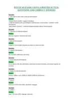 Psych 343 Exam 1 &lpar;Wvu&rpar; Updated Actual&NewLine;Questions And Correct Answers