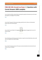 FINA 365 UNL Jinsook Lee Exam 1 &vert; Questions with Correct Answers 100&percnt; complete