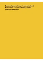 Database Systems &ndash; Design&comma; Implementation&comma; & Management &ndash; Chapter 8 Review &ndash; Verified Questions