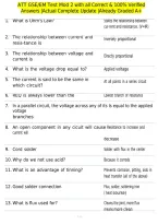 ATT GSE&sol;EM Test Mod 2 with all Correct & 100&percnt; Verified Answers &vert;Actual Complete Update &vert;Already Graded A&plus;