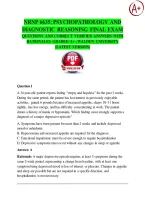 NRNP 6635&colon; Psychopathology And Diagnostic Reasoning Final Exam 2026 &sol; 2027 Questions And Correct Verified Answers With Rationales &vert; Walden University &lpar;Latest Version&rpar; Graded A&plus;