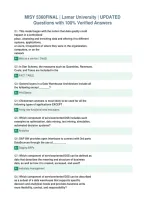 MISY 5360FINAL &vert; Lamar University &vert; UPDATED&NewLine;Questions with 100&percnt; Verified Answers&NewLine;