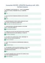 Ironworker NCCER &vert; UPDATED Questions with 100&percnt;&NewLine;Verified Answers