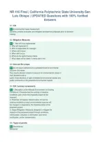 NR 416 Final &vert; California Polytechnic State University-San&NewLine;Luis Obispo &vert; UPDATED Questions with 100&percnt; Verified&NewLine;Answers