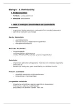Biologie Stofwisseling &vert; VWO &vert; 2026&sol;2027
