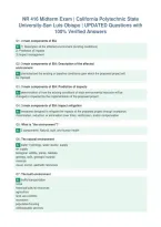 NR 416 Midterm Exam &vert; California Polytechnic State&NewLine;University-San Luis Obispo &vert; UPDATED Questions with&NewLine;100&percnt; Verified Answers&NewLine;
