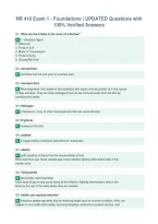 NR 416 Exam 1 - Foundations &vert; UPDATED Questions with&NewLine;100&percnt; Verified Answers