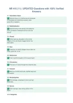 NR 416 &lpar;11&rpar; &vert; UPDATED Questions with 100&percnt; Verified&NewLine;Answers