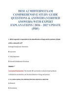 Hesi A2 Exam Bundle Questions With Verified Answers