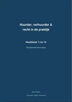 Samenvatting Huurrecht H7-13 &vert; Hogeschool Utrecht &vert; 2026&sol;27