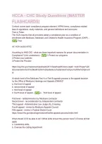 HCCA CHC Compliance Certification Exam 2026&sol;2027 &vert; 900&plus; Practice Questions & Answers &vert; Complete Study Guide & Exam Prep