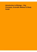 Introduction to Biology &ndash; Key Concepts&comma; Scientific Method & Study Guide