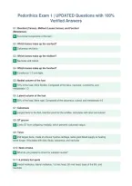 Pedorthics Exam 1 &vert; UPDATED Questions with 100&percnt;&NewLine;Verified Answers