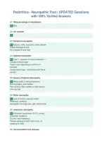 Pedorthics - Neuropathic Foot &vert; UPDATED Questions&NewLine;with 100&percnt; Verified Answers
