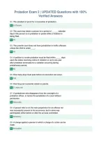 Probation Exam 2 &vert; UPDATED Questions with 100&percnt;&NewLine;Verified Answers