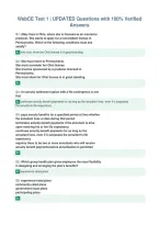 WebCE Test 1 &vert; UPDATED Questions with 100&percnt; Verified&NewLine;Answers