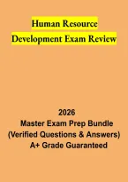 Human Resource Development Exam Review 2026 &vert; HRD Training&comma; Career Development & Practice Questions