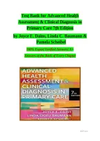 Advanced Health Assessment Test Bank Package Deal &vert; Dains 7th Edition & Differential Diagnosis Essentials 1st Edition
