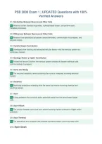 PSB 2000 Exam 1 &vert; UPDATED Questions with 100&percnt;&NewLine;Verified Answers