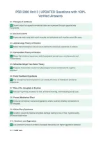 PSB 2000 Unit 3 &vert; UPDATED Questions with 100&percnt;&NewLine;Verified Answers