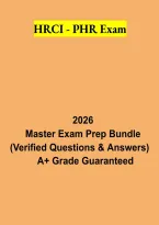 HRCI PHR Exam 2026 &vert; Professional in Human Resources Study Guide&comma; Practice Questions & Test Prep