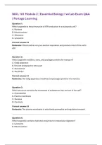 BIOL 101 Essential Biology 