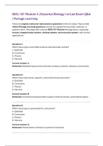 BIOL 101 Essential Biology