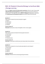BIOL 101 Essential Biology