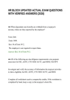 Hr Block Updated Actual Exam Questions With Verified Answers &lpar;2026&rpar;&period;Pdf&NewLine;&NewLine;
