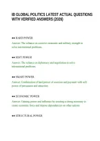 Ib Global Politics Latest Actual Questions With Verified Answers &lpar;2026&rpar;&period;Pdf&NewLine;&NewLine;