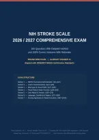 NIH STROKE SCALE ACTUAL EXAM 2026&sol;2027 &vert; 100 Comprehensive Questions with Verified Answers & Rationales &vert; Brand New &vert; Graded A&plus; &vert; Pass Guaranteed&NewLine;&NewLine;
