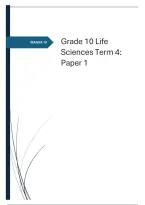 Life Sciences Study Guide