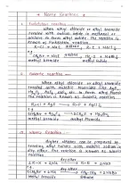Chemistry chemical reaction complete summary all important reaction &comma; Balanced equation and mechanism  exam notes&period;