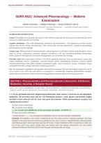 NURS 6521 ADVANCED PHARMACOLOGY MIDTERM ACTUAL EXAM SPRING 2026&sol;2027 &vert; Walden University Set 3 &vert; Complete Answers & Detailed Rationales &vert; Pass Guaranteed - A&plus; Graded&NewLine;&NewLine;